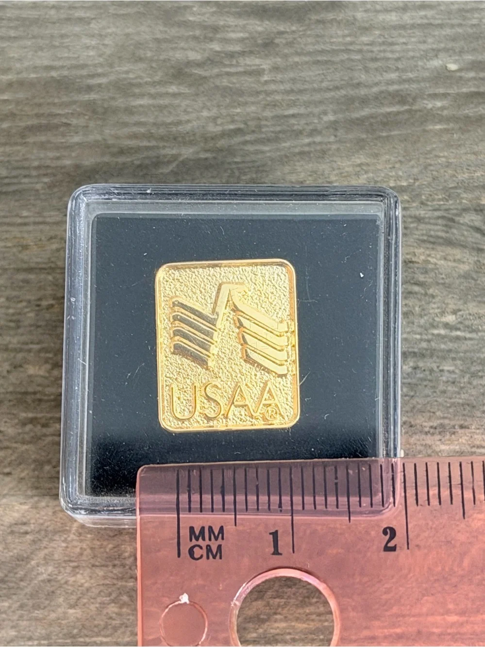USAA Gold Plate Anniversary Lapel Pin New In Box